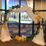 HULIANFU Wedding Arch Decoration Balloon Support Kit Flower Stand Outdoor Wedding Banquet Birthday Party Backdrop Wall Decor Baby Shower