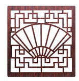 HULIANFU solid wood modern tiles minimalist living room Partition shield entrance wall hanging bedroom folding wall panels decorative