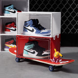 HULIANFU Transparent Anti-oxidation Shoe Box Aj Shoe Storage Box Household Drawer Type Dust-proof Plastic Shoe Display Stand