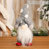 HULIANFU Santa Claus Christmas Doll Merry Christmas Decorations for Home Elk Christmas Ornaments Xmas Tree Decor  Navidad Natal Gifts