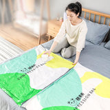 HULIANFU Reusable Vacuum Bag and Pump Cover for Clothes Storing Large Plastic Compression Empty Bag Travel Accessories Storage Container