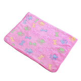 HULIANFU Soft and Fluffy Light Thin Pet Blanket Cute Cartoon Pattern Dog Bed Mat Warm and Comfortable Bed Blanket for Cats Pet Supplies
