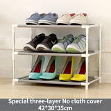 HULIANFU Shoe Rack Multi-layer Household Dust-proof Shoe Cabinet Assembly Economical Shoe Rack Dormitory Door Storage Cabinet