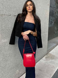 Hulianfu Off Shoulder Denim Dress Woman Blue Corset Long Dress Women Midi Bodycon Dresses For Women 2023 Elegant Party Dress