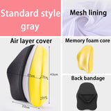 HULIANFU Memory Foam Seat Cushion Orthopedic Pillow Office Chair Cushion Lumbar Cushions Car Seat Butt Hemorrhoid Coccyx Vertebra Sets