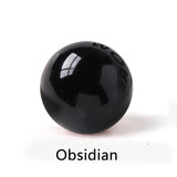 HULIANFU Natural Stone Quartz Polished Crystal Ball Energy Reiki Healing Gift Home Decor Chakra Feng Shui Ornament Mineral Specimen Balll