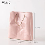 HULIANFU Nordic Creative Shopping Basket ceramic Vase Bag Decoration Simple Dried Flower Arrangement Vase Table Decoration