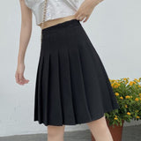 Hulianfu Skirts Pleated Women High Waist Summer Knee-length Preppy Style Harajuku Y2k Hot Sale Street School Cosplay Casual Female Faldas