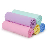 HULIANFU Pet Small Medium Large Cats Dogs Bath Towel Super Absorbent PVA Washable Towels Dog Supplies Pet Accessory