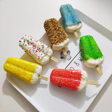 HULIANFU Simulation Ice Cream Fake Cake Artificial Food Children Toys Wedding Party Bakery Dessert Window Decoration Photography Prop
