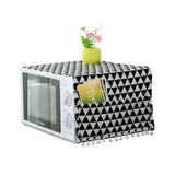 HULIANFU Nordic Cloth Towel Oven Cover Microwave Cover Printed Microwave Oven Dust Proof Cover  Home Decor Elegant Kitchen Tools