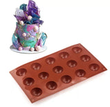 HULIANFU Silicone Donut Mold Baking Pan Non-Stick Baking Pastry Chocolate Cake Dessert DIY Decoration Tools Bagels Muffins Donuts Maker