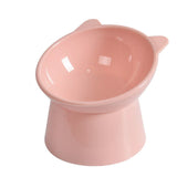 HULIANFU New Cat Bowl High Foot Dog Bowl Neck Protector Cat Pet Food Water Bowl Anti-overturning Binaural Pet Feeding Cup Pet Feeder Bowl