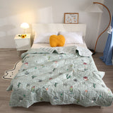 HULIANFU   YanYangTian Summer blanket ice quilt air conditioning quilt bed duvet 90 Comforter Bedspread bed plaid Single Couple bed quilt