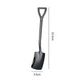 HULIANFU Shovel Spoon Stainless Steel Teaspoon For Coffee Spoon Fruit Ice Cream Dessert Scoop Kitchen Accessories Wedding Christmas Gift