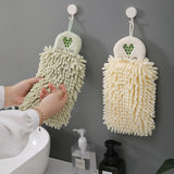 HULIANFU Rectangle Soft Hand Towel Portable Microfiber Quick Dry for Kitchen Embroidery High Quality Bathroom Travel Towels Breathable