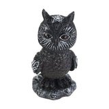 HULIANFU Resin Figure Wizard Figurines Black Magic Cat Ornaments Table Art Original Gifts Cute Miniatures Modern Room Decoration