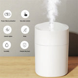 HULIANFU New Mini Air Humidifer Aroma Essential Oil Diffuser With Romantic Lamp USB Mist Maker Aromatherapy Humidifiers For Home Car