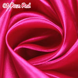 HULIANFU Satin Fabric Eight-heddle Imitation Silk Cloth 17 Colors Gift Box Lining Background Cloth Handmade DIY Accessories