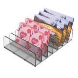 HULIANFU Makeup Blush Organizer Storage for Cosmetics Desktop Makeup Organizer 7-compartment Plastic Eye Shadow Storage Box Organizer