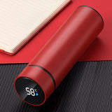 HULIANFU smart digital water bottle keeps cold and heat thermal bottle Stainless Steel Thermos for baby children kids terms