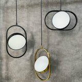 HULIANFU Modern Led Pendant Lights Fixture Bedroom Kitchen Dining Room Hanging Lamps Luminaire Suspension Gold Home Decoration Lighting