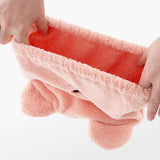 HULIANFU New Dry Hair Cap Towel Strong Absorbing Cute Bear Hat Quick-dry Cartoon Head Wrap Soft Shower Cleaning Supplies Home Hair Drying