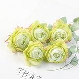 HULIANFU 2023 5PCs Rose Artificial Flowers Silk Fake Flowers For Home Room Decor Party Wedding Valentines Day Decorations DIY Crafts Accessory