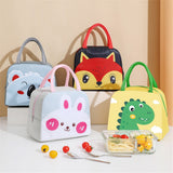 HULIANFU Portable Insulated Thermal Picnic Food Lunch Bag Box Cartoon Tote Food Fresh Cooler Bags Pouch For Women Girl Kids Children Gift