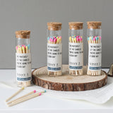 HULIANFU Special Match for Aromatherapy Candle Creative Bottled Portable Match Long Handle Color Old-fashioned Bottled Match Matches