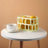 HULIANFU Nordic Creative HOLLOW Resin Fruit Tray Home Living Room Porch Desktop Fruit Plate Snack Candy Bowl Furnishings Crafts