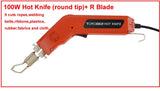 HULIANFU Professional Electric Knife Kit Fabric Cutter Knife Webbing BeltsThermal Cloth Cutter Rubber Rope Cutter Hot Scissors Fabric