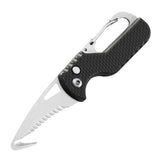 HULIANFU Portable Multifunctional Express Parcel Knife, Keychain, Serrated Hook, Carry-on Unpacking, Emergency Survival Tool Box Opener