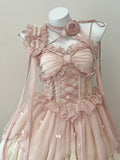 hulianfu Summer Women Sweet Pink Lolita Dress Female Ruffle High Waist prom Mini Dress Japanese Summer Girl Kawaii Party Dresses