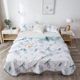 HULIANFU   YanYangTian Summer blanket ice quilt air conditioning quilt bed duvet 90 Comforter Bedspread bed plaid Single Couple bed quilt
