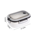 HULIANFU Kawaii Portable Lunch Box For Girls School Kids Plastic Picnic Bento Box Microwave Food Box With Compartments Storage Containers