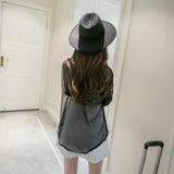 Hulianfu Spring Chiffon Transparent Shirt Women's Long Sleeve See-through Blusas Ropa De Mujer Summer Sun-proof Zipper Coats Jacket