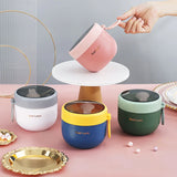 HULIANFU Mini Thermal Lunch Box Food Container with Spoon Stainless Steel Vaccum Cup Soup Cup Insulated Lunch Box taza desayuno portatil