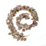 HULIANFU 2023 Green Eucalyptus Leaves Garland Wisteria Artificial Flowers Rattan Fake Plant Silk Leaf Vines For Wedding Birthday Party Decor