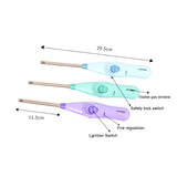 HULIANFU Long Kitchen Igniter Natural Gas Cigarette Candle Bonfire Barbecue Lighter Adjustable Kitchen Ignition Stick Random Color