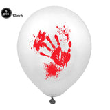 HULIANFU Large 86x165cm Skeleton Man Balloons Halloween Decorations Globos Scary Halloween Skull Ballons Halloween Party Home Decorations
