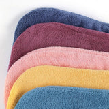 HULIANFU Women Girl  Microfiber Shower Towel Quick Hair Drying Cap Soft Bath Hats Skin Friendly Water Absorption Bathroom Hooded Towels