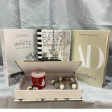 HULIANFU Luxury Fake Books for Decoration Openable Simulation Book Storage Box Coffee Table Books Villa Hotle Home Decor Shooting Props