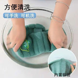 HULIANFU Winter Warm Toilet Seat Cover Closestool Mat 1Pcs Washable Bathroom Accessories Knitting Pure Color Soft O-shape Pad Bidet Cover