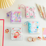 HULIANFU Transparent 3 Inch Photo Album 20 Pockets INS Cartoon Polaroid Album Collection Book Kpop Photocard Holder Hand Account Book