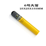 HULIANFU Portable Travel Moisturizing Cigars  Tube Humidor Aluminum Waterproof Cigar Tube Humidor Holder Cedar Wood Lined