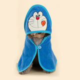 HULIANFU Puppy Dog Towel Drying Towel For Dog Bathrobe Absorbent Shower Dog Bath Robe Blankets Cleaning Pet Products Accessories Supplies