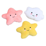 HULIANFU Pet Toys Plush Squeaky Toy Bite-Resistant Clean Dog Chew Puppy Training Toy Soft Banana Bone Vegetable Fruit Pet Supplies