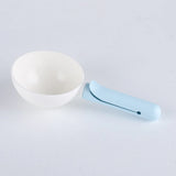 HULIANFU Mutli-function Portable Pet Cat Dog Food Shovel Scoop Feeding Spoon with Sealing Bag Clip Pet Feeders Pet Puppy Kitten Supplies