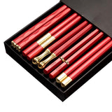 HULIANFU JANKNG 5 Pair Japanese Chopsticks Alloy Non-Slip Sushi Chop Sticks Set Chinese Gift Reusable Chopsticks Tableware Gift Kitchen
